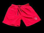 Red “Fresco Smiley” Shorts