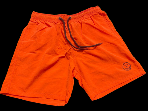 Orange “Fresco Smiley” Shorts